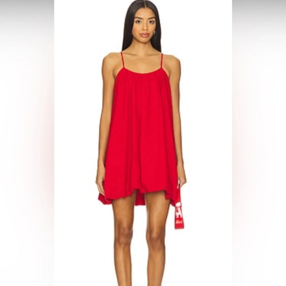 Lovers and Friends Titan mini dress, - blood orange - size small
